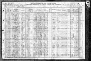 1910 Census Henry Allen